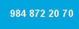 984 872 20 70 984 872 20 70